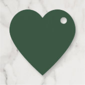 Kiefern Grün Geschenkanhänger (Rückseite)