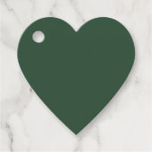 Kiefern Grün Geschenkanhänger (Vorderseite)