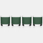 Kiefern Grün Whiskyglas (Hinten)