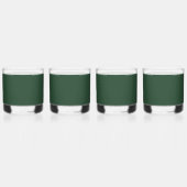 Kiefern Grün Whiskyglas (Vorderseite)