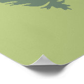Kiefern im Wald Poster (Ecke)