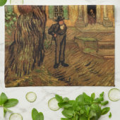 Kiefern in Saint-Paul von Vincent van Gogh Geschirrtuch (Gefaltet)