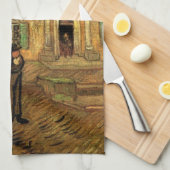 Kiefern in Saint-Paul von Vincent van Gogh Geschirrtuch (Viertel Falte)