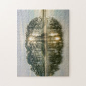 Kiefern-InselSunray Puzzle (Vertikal)