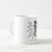 Kiefern Kaffeetasse (Vorderseite Links)