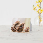 Kiefern-Kegel-Anmerkungs-Karte Karte (Gelbe Blume)