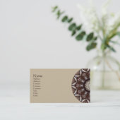 Kiefern-Kegel-Kaleidoskop Visitenkarte (Stehend Vorderseite)