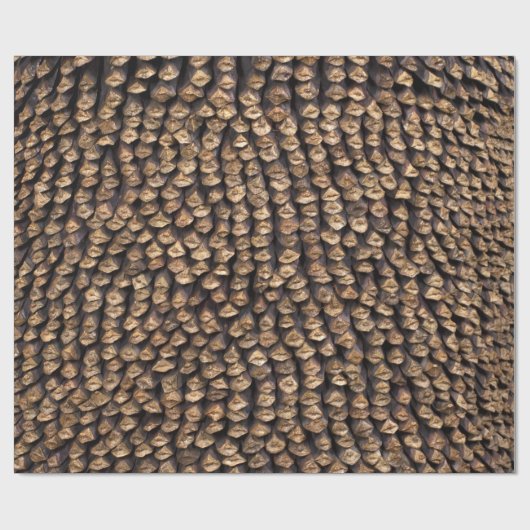 Kiefern-Kegel-Muster Geschenkpapier (Flach)