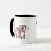 Kiefern-Marder Tasse (Vorderseite Links)