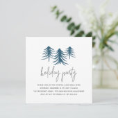 Kiefern | Moderne Feiertage Einladung