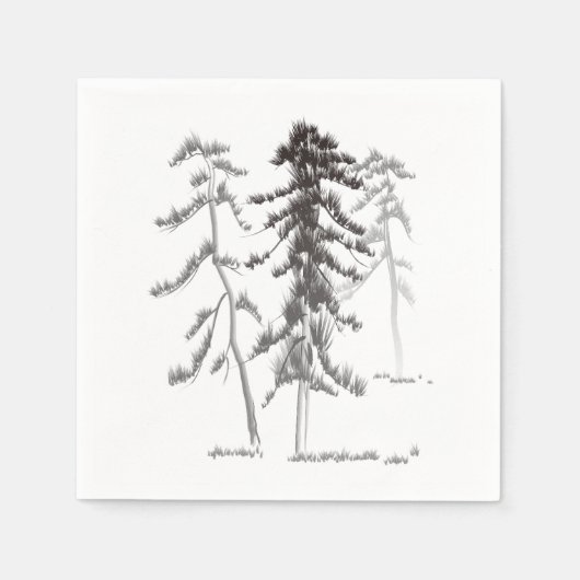 Kiefern Serviette (Vorderseite)