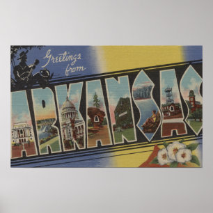 Kiefern-Täuschung, Arkansas - große Poster