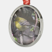 Kiefern-Trällerer Ornament Aus Metall (Links)