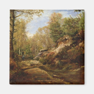 Kiefern u. Birken-Bäume oder der Wald von Magnet
