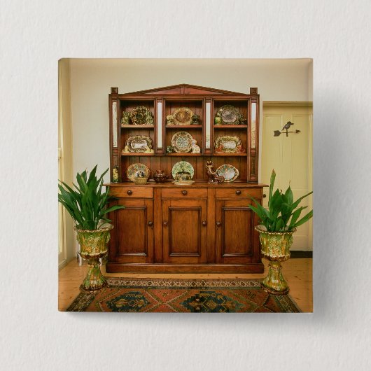 Kiefern- und Zedernaufbereiter Button (Vorderseite)