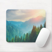 Kiefern-Wald in den Dolomit, Italien Mousepad (Mit Mouse)