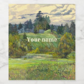 Kiefern Weinetikett (Einzelnes Label)