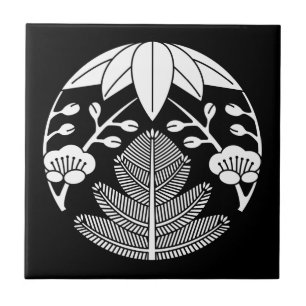 Kiefernbambusume Fliese