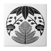 Kiefernbambusume Fliese (Vorderseite)