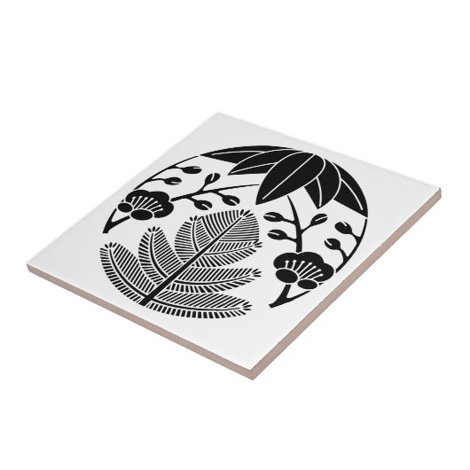 Kiefernbambusume Fliese (Seite)