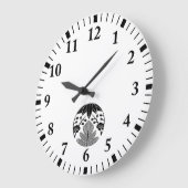 Kiefernbambusume Große Wanduhr (Winkel)