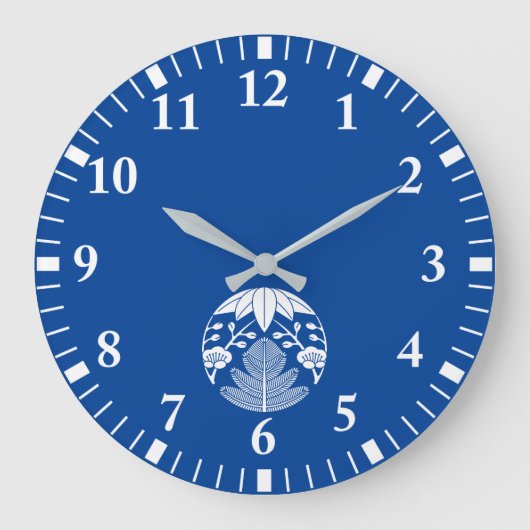 Kiefernbambusume Große Wanduhr (Vorderseite)