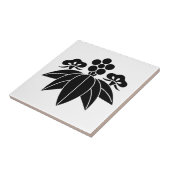 Kiefernbambusume im Gentianstil Fliese (Seite)