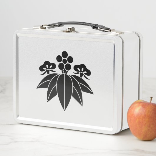 Kiefernbambusume im Gentianstil Metall Brotdose (Beispiel)