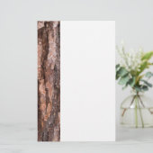 Kiefernbärentextur Briefpapier (Stehend Vorderseite)