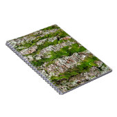 Kiefernbauch mit Moos Notizblock (Rechte Seite)