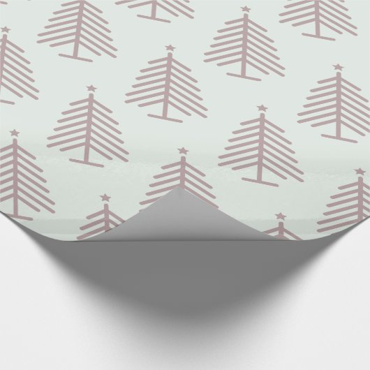 Kiefernbaum Geschenkpapier (Ecke)