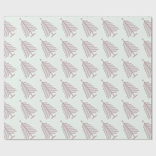 Kiefernbaum Geschenkpapier (Flach)