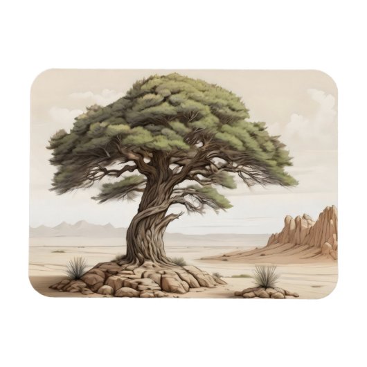 Kiefernbaum Magnet (Horizontal)