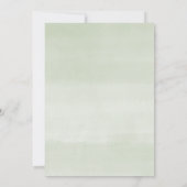 Kiefernbaum mit rustikalem Brautparty Einladung (Rückseite)