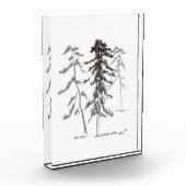Kiefernbäume Fotoblock (Links)