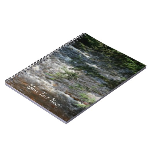 Kiefernbäume gegen Razzien im Stream Orton Notizblock (Linke Seite)