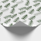 Kiefernbäume Geschenkpapier (Ecke)