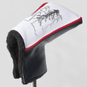 Kiefernbäume Golf Headcover (3/4 Vorderseite)
