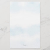 Kiefernbäume im Winter Briefpapier (Rückseite)