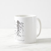 Kiefernbäume Kaffeetasse (VorderseiteRechts)