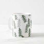 Kiefernbäume Kaffeetasse (Vorderseite Links)