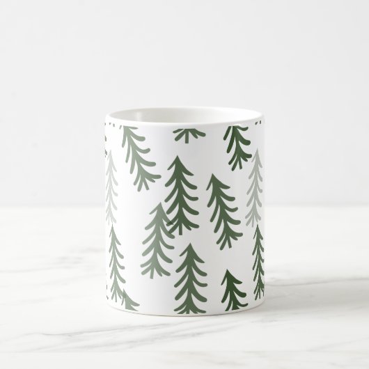 Kiefernbäume Kaffeetasse (Mittel)