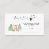 Kiefernbäume Kleinbärentaucher-Gewinnspiel Begleitkarte (Vorderseite)