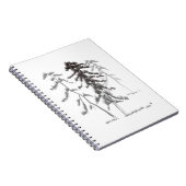 Kiefernbäume Notizblock (Rechte Seite)