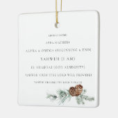 Kiefernblättern Die Namen Gottes Christlich Keramikornament (Links)