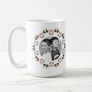 Kiefernconen und Beeren Mandala-Tasse Kaffeetasse