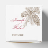 Kiefernfadenart Gastgeschenk Hochzeit Geschenkschachtel (Oben)