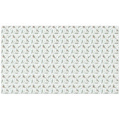 Kiefernfüße und Schneeflocken Tischdecke (Vorderseite (Horizontal))