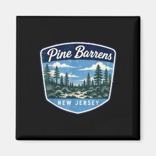 Kiefernheidewald New Jersey Natur Outdoor Magnet
