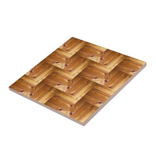 Kiefernholz-Fischgrätenmuster-Muster Fliese (Seite)